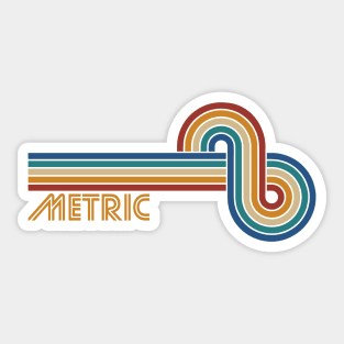 Metric Musical Note Sticker